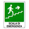 Cartello 'scala di emergenza' 20134