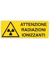 Cartello 'attenzione radiazioni ionizzanti' 17104