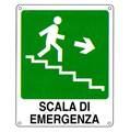 Cartello 'scala di emergenza' 20135