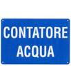 Cartello 'contatore acqua' 3193