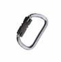 Moschettone Oval D tempered steel twist lock (KONG)