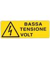 Cartello 'bassa tensione volt' 1776