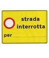 Cartello 'strada interrotta per _____' 15266