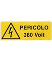 Cartello 'pericolo 380 Volt' 1747