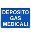 Cartello 'deposito gas medicali' 3129